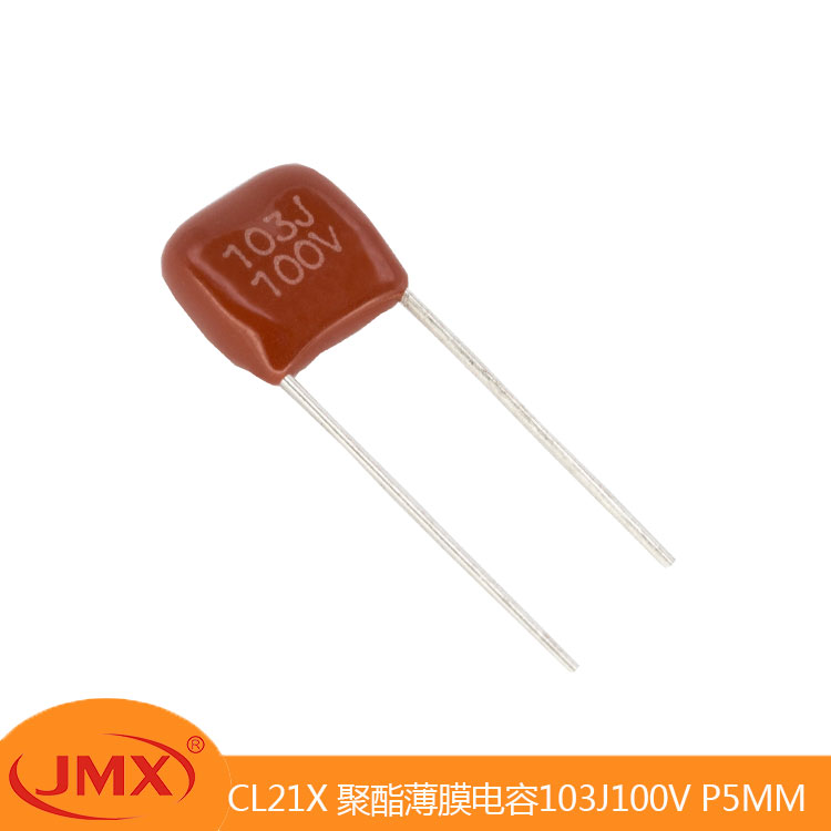 CL21X 小型化精密儀器電容器 103J100V P=5MM 0.01uf